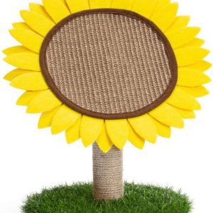 Cat Sunflower Scratch