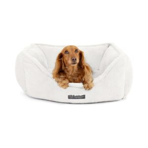 Rabbit velvet Pet Bed (Ivory)