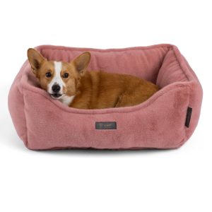 Rabbit velvet Pet Bed (Rose Pink)