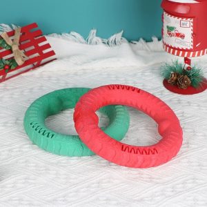 Xmas Ring Dog Toy
