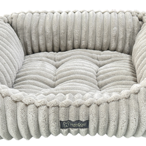 Corduroy Pet Bed (Grey)